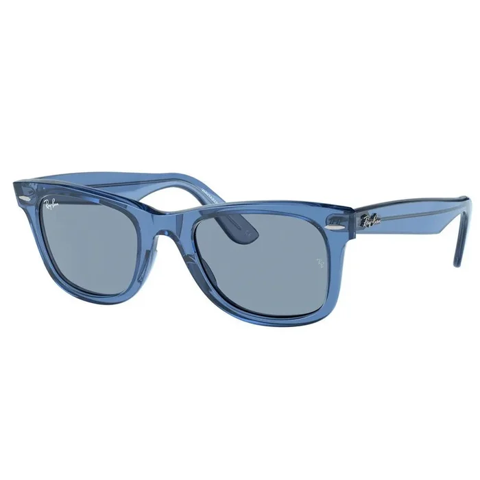 Ray-Ban Original Wayfarer Color Block – Transparent Blue/Blue Classic