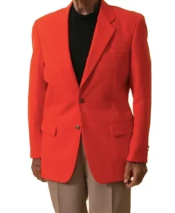 ReadyGOLF: Men’s Trophy Club Blazer Jacket – Orange