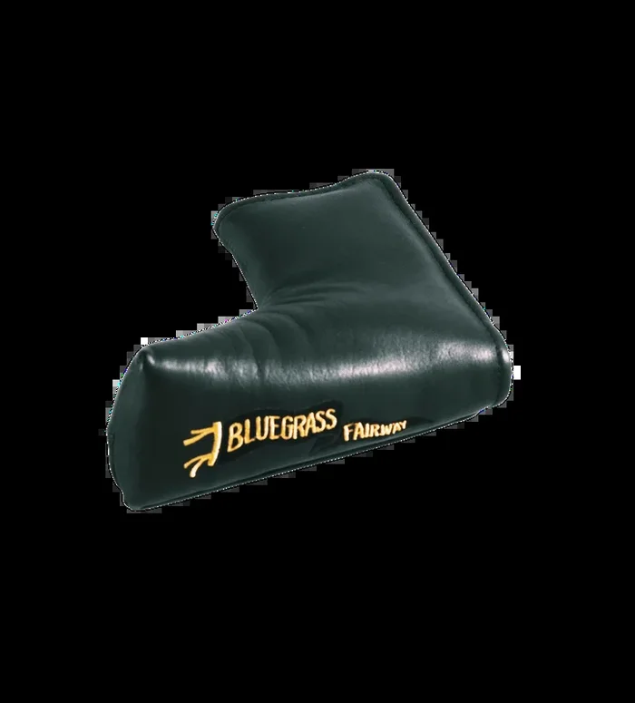 Redan putter cover in Black Napa Leather Pennant Logo