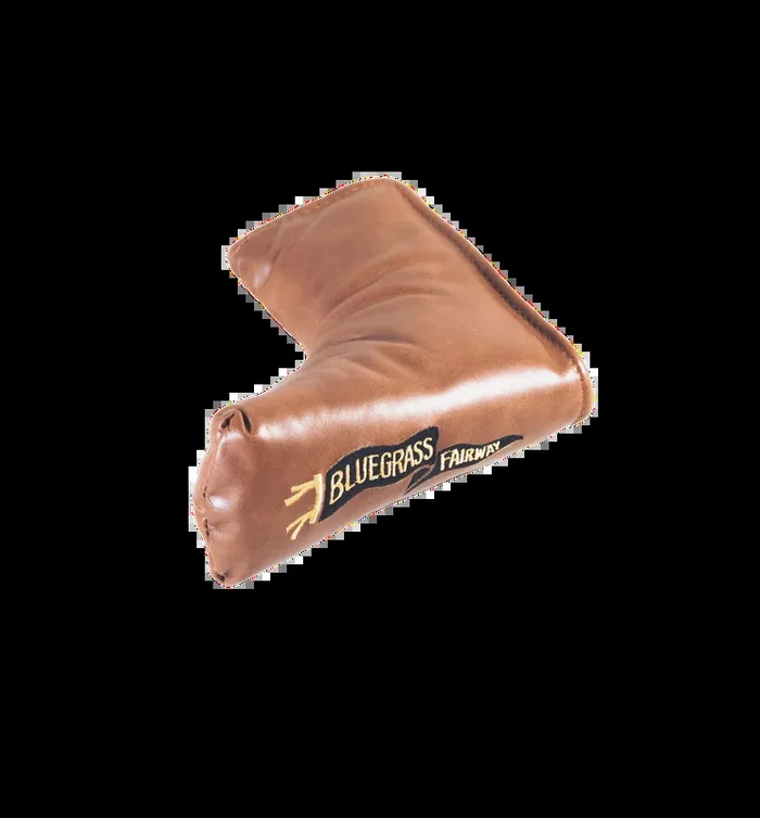 Redan putter cover in Chestnut Leather Pennant Logo