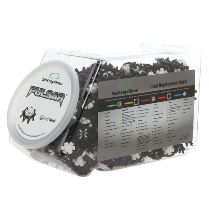 SoftSpikes Pulsar Fast Twist/Tour Lock 3.0 Golf Cleats – 800 Count