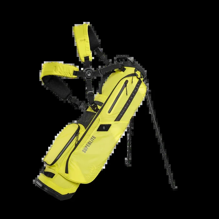 Sunday Golf El Camino Golf Stand Bag Neon Yellow Bag Height 34″)