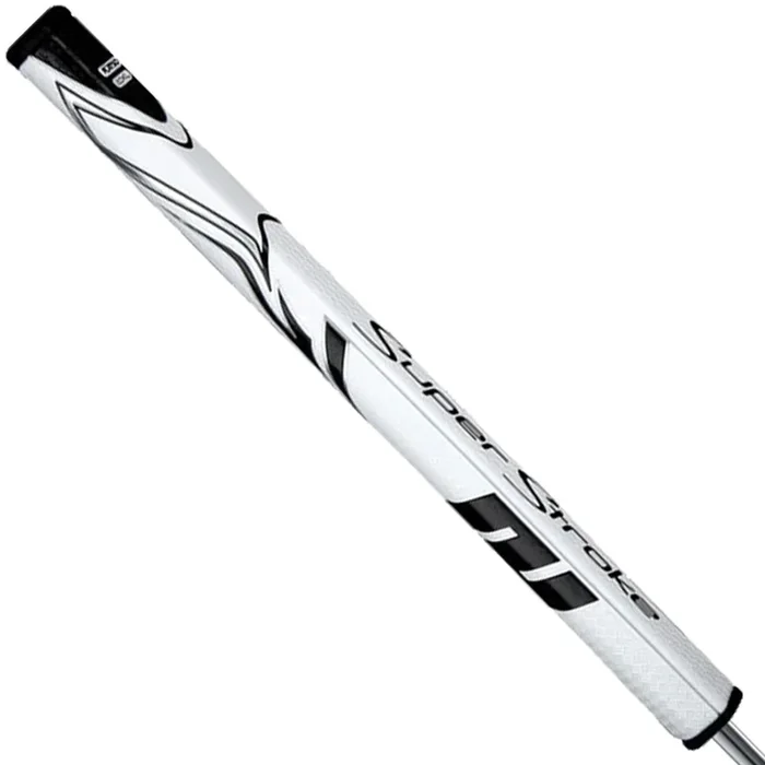 SUPERSTROKE ZENERGY XL TOUR 2.0 PLUS PUTTER GRIPS – WHITE/BLACK