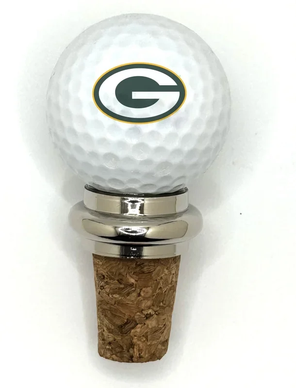 Team Golf GB Packers Cork Wine Stopper