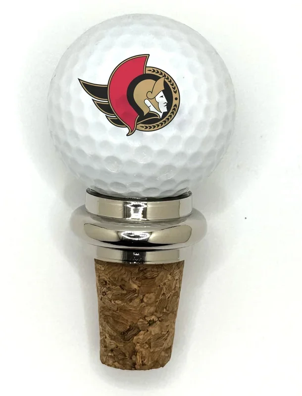 Team Golf OTT Senators Cork Wine Stopper