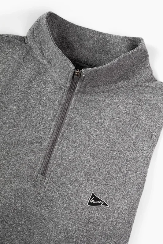 The Gimme Quarter-Zip – Dark Gray