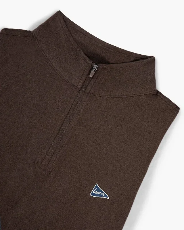 The Gimme Quarter-Zip Espresso