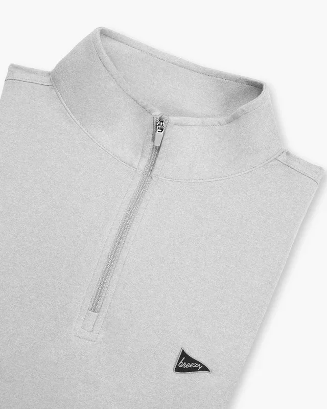 The Gimme Quarter-Zip Grey