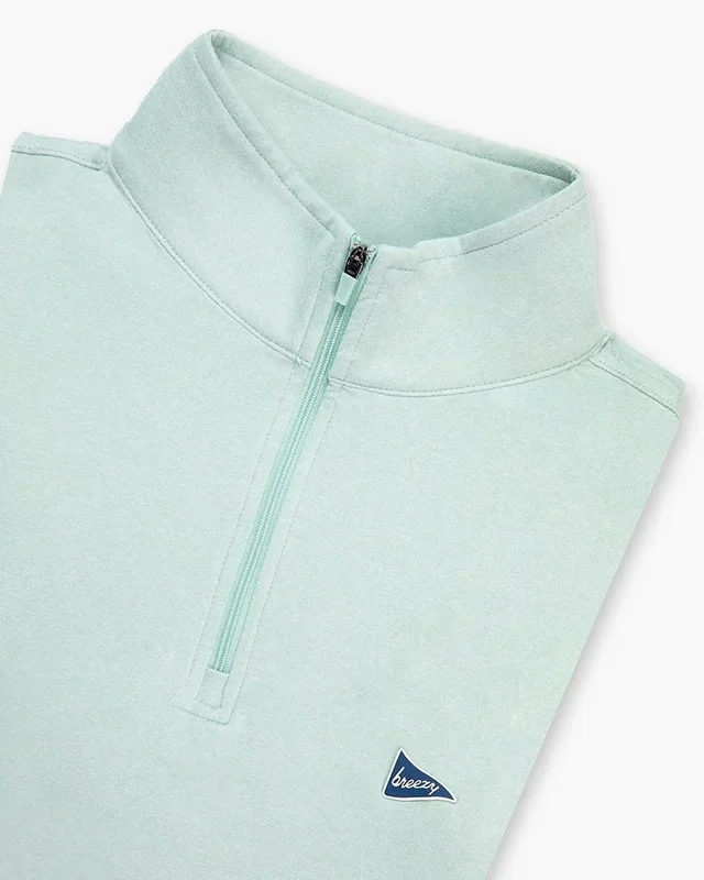 The Gimme Quarter-Zip Sage Green