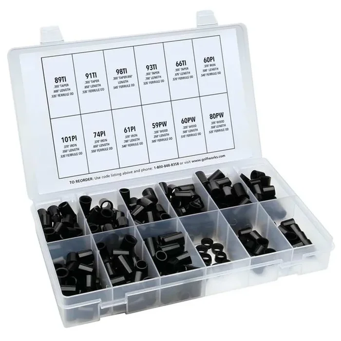 The Golf Club Black Ferrule Kit
