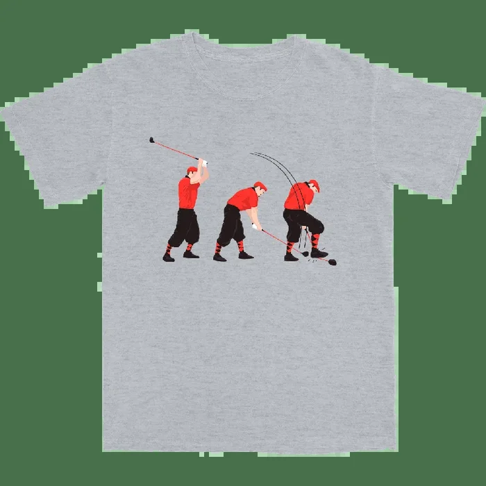 The Golf Drama T Shirt – Grey