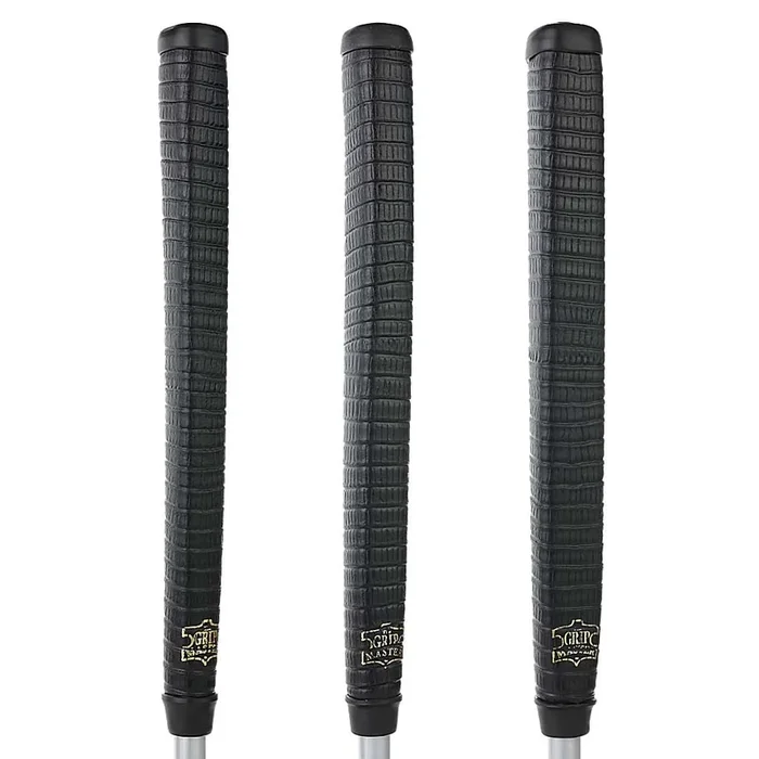 THE GRIP MASTER COLLECTOR’S EDITION BLACK LIZARD SCALE PATTERN PUTTER GRIPS