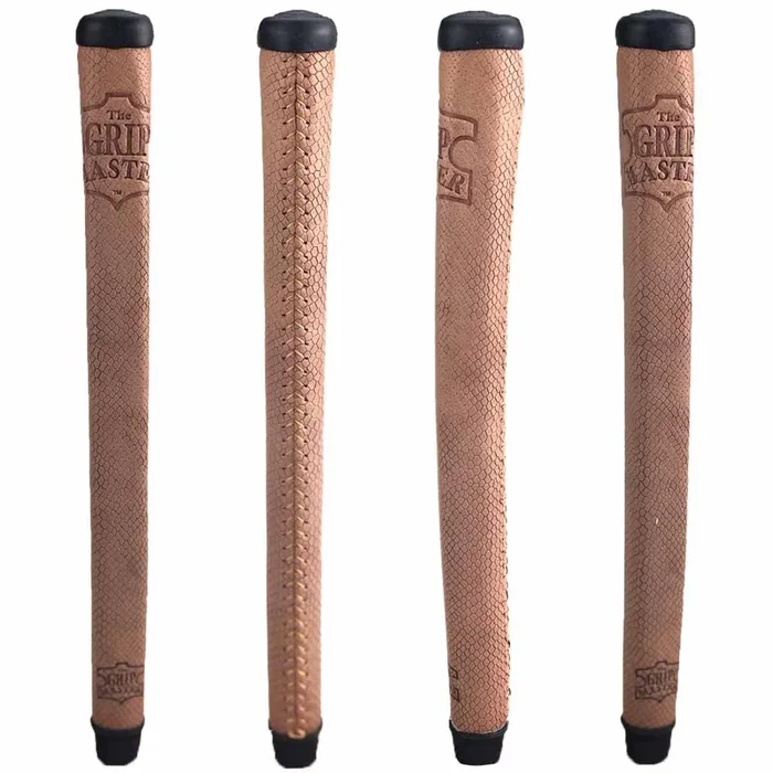 THE GRIP MASTER COLLECTOR’S EDITION LIGHT TAN SCALE PATTERN PUTTER GRIPS