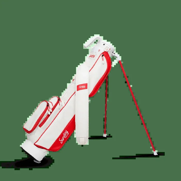 The Loma | Red & Off-White Par 3 Bag