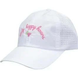 VIMHUE Womens Only Happy Hours Margarita Sun Goddess Tuck In Strap UPF 50+ Golf Hat