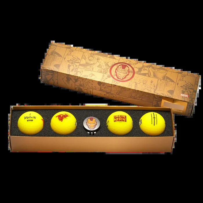 Volvik Marvel Iron Man 3.0 Golf Ball Gift Set