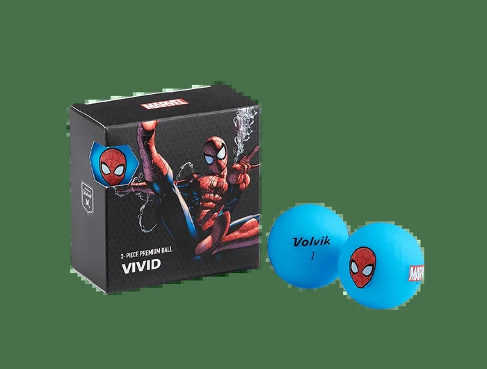 Volvik Spiderman Golf Balls – 4 Ball Gift Set