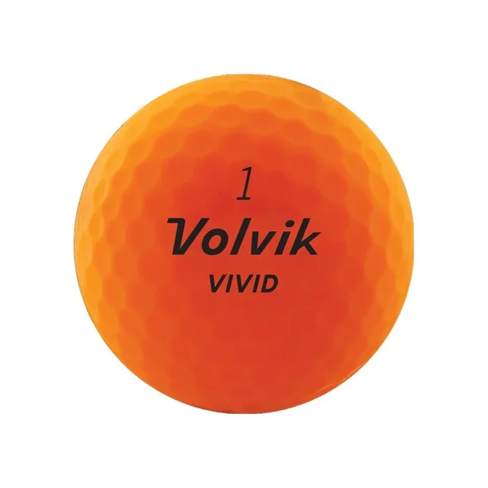 Volvik Vivid Golf Balls – Matte Orange – 2022