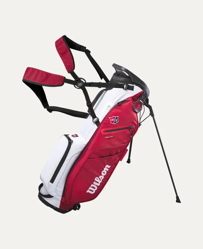 Wilson Staff EXO Lite Golf Stand Bag – Red / White / Black