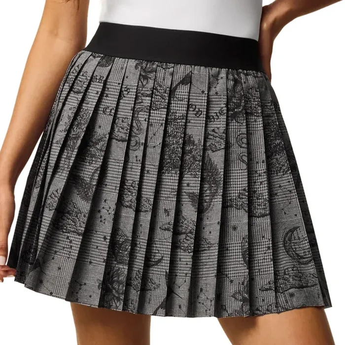 Women’s Moon Diamond Plaid Leo Skort