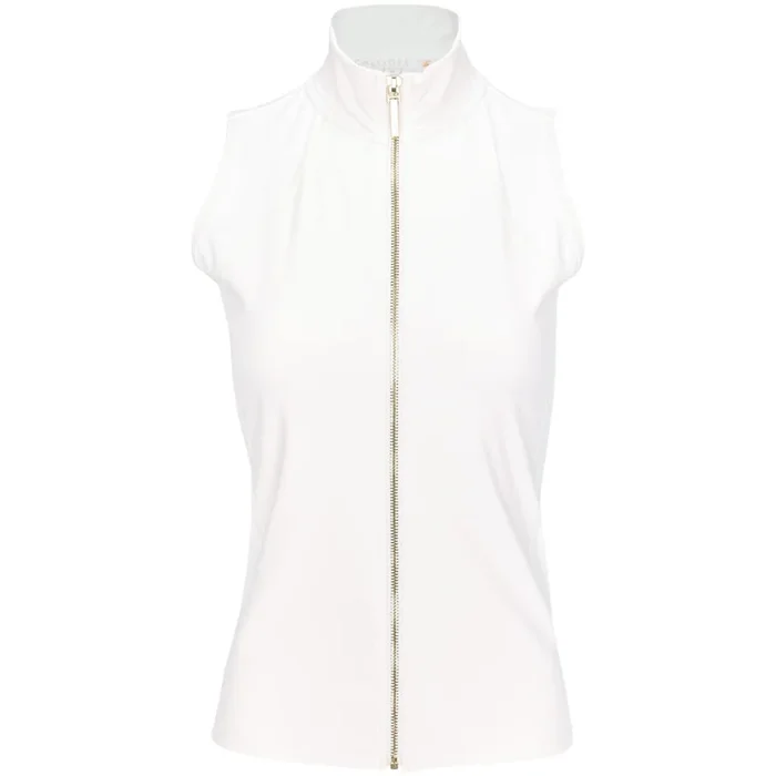 Women’s Nym Full Zip Sleeveless Polo