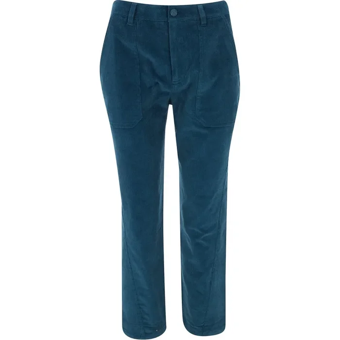 Women’s Stretch Corduroy Patch Pocket Trousers