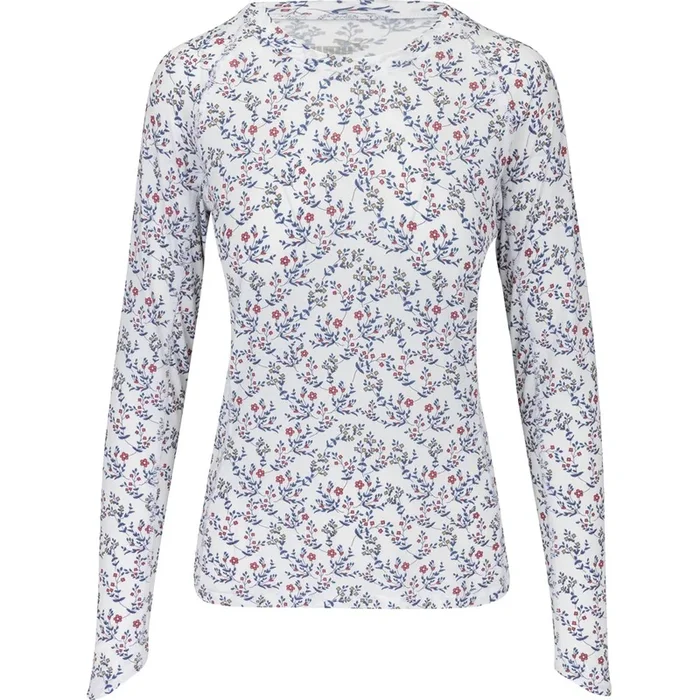 Women’s YouV Micro Floral Crew Golf Shirt