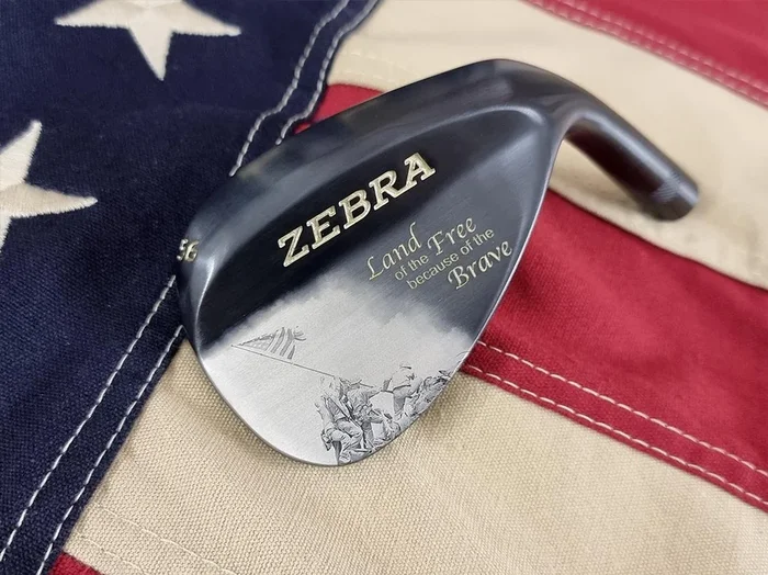 Zebra Patriot Series Wedge 56° RH, Because of the Brave